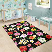 Load image into Gallery viewer, Hibiscus Pattern Print Design HB025 Area Rugs
