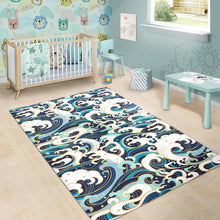 Load image into Gallery viewer, Japanese wave pattern Area Rug
