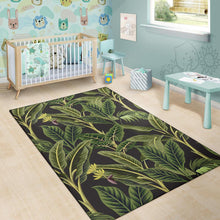Load image into Gallery viewer, Banana Leaf Pattern Print Design BL04 Area Rugs
