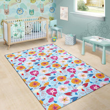Load image into Gallery viewer, Morning Glory Pattern Print Design MG06 Area Rugs
