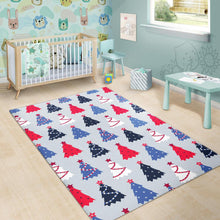 Load image into Gallery viewer, Christmas Tree Star Pattern Area Rug
