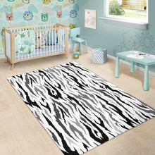 Load image into Gallery viewer, Gray Bengal Tiger Pattern Area Rug
