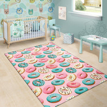 Load image into Gallery viewer, Donut Pattern Print Design DN06 Area Rugs
