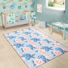 Load image into Gallery viewer, Hydrangea Pattern Print Design HD06 Area Rugs
