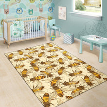 Load image into Gallery viewer, Bee Pattern Print Design BEE05 Area Rugs
