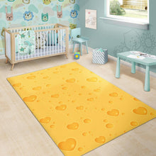 Load image into Gallery viewer, Cheese Heart Texture Pattern Area Rug

