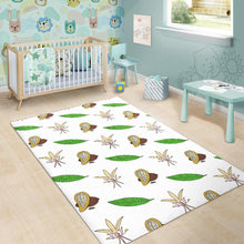 Load image into Gallery viewer, Color hand drawn Cocoa pattern Area Rug
