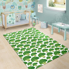 Load image into Gallery viewer, Broccoli Pattern Background Area Rug
