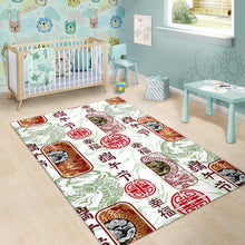 Load image into Gallery viewer, Dragon Pattern Happy Dragon Boat Festival Area Rug
