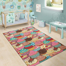 Load image into Gallery viewer, Cupcake Pattern Print Design CP01 Area Rugs
