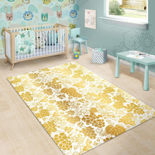 Load image into Gallery viewer, Gold grape pattern Area Rug
