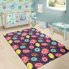 Load image into Gallery viewer, Donut Pattern Print Design DN03 Area Rugs
