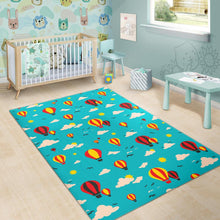 Load image into Gallery viewer, Hot Air Balloon Sky Pattern Area Rug

