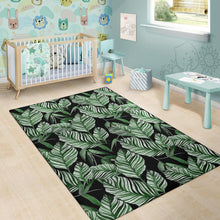 Load image into Gallery viewer, Palm Leaves Pattern Print Design PL09 Area Rugs
