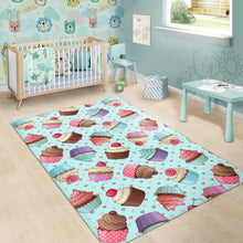 Load image into Gallery viewer, Cup Cake Heart Pattern Area Rug
