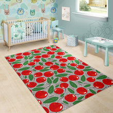 Load image into Gallery viewer, Cherry Leaves Pattern Area Rug

