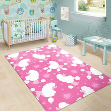 Load image into Gallery viewer, Poodle Pink Theme Pattern Area Rug
