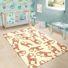 Load image into Gallery viewer, Yule Goat or Christmas goat Pattern Area Rug
