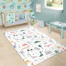 Load image into Gallery viewer, Cute cartoon dinosaurs tree pattern Area Rug
