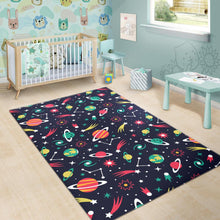 Load image into Gallery viewer, colorful space pattern planet star Area Rug
