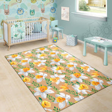 Load image into Gallery viewer, Daffodils Pattern Print Design DF04 Area Rugs
