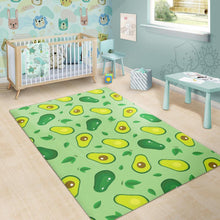 Load image into Gallery viewer, Avocado pattern green background Area Rug
