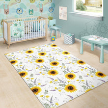 Load image into Gallery viewer, beautiful sunflowers pattern Area Rug
