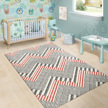 Load image into Gallery viewer, zigzag chevron striped pattern Area Rug

