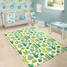Load image into Gallery viewer, Cactus pattern  Area Rug
