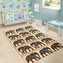 Load image into Gallery viewer, Elephant Pattern Ethnic Motifs Area Rug
