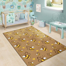 Load image into Gallery viewer, Bee Pattern Print Design BEE09 Area Rugs
