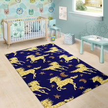 Load image into Gallery viewer, Unicorn Gold Pattern Area Rug
