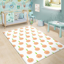 Load image into Gallery viewer, cute onions smiling faces Area Rug
