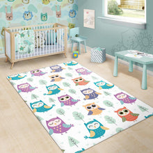 Load image into Gallery viewer, Cute owl pattern Area Rug
