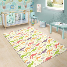 Load image into Gallery viewer, Colorful Kangaroo Pattern Area Rug
