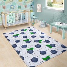 Load image into Gallery viewer, Blueberry Pokka Dot Pattern Area Rug
