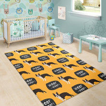 Load image into Gallery viewer, Boston terrier design pattern Area Rug
