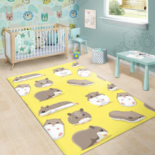 Load image into Gallery viewer, Cute Hamster pattern Area Rug
