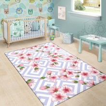 Load image into Gallery viewer, Cherry Blossom Pattern Print Design CB07 Area Rugs
