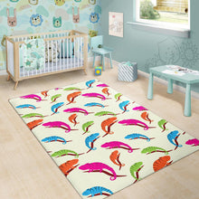 Load image into Gallery viewer, Colorful Chameleon lizard pattern Area Rug
