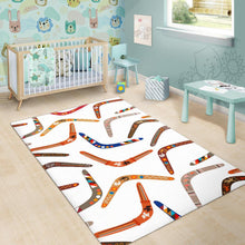 Load image into Gallery viewer, Boomerang Australian aboriginal ornament pattern Area Rug
