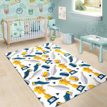 Load image into Gallery viewer, Bowling Ball and Shoes Pattern Area Rug
