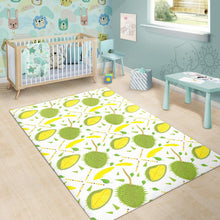 Load image into Gallery viewer, Durian pattern bDurian pattern background Area Rugackground Area Rug
