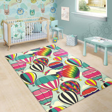 Load image into Gallery viewer, Hot Air Balloon Pattern Background Area Rug
