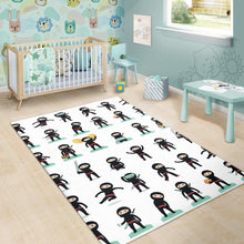 Load image into Gallery viewer, Cute ninja katana sword pattern Area Rug
