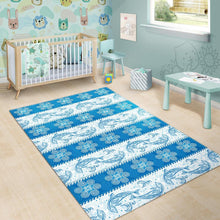 Load image into Gallery viewer, Dolphin Tribal Pattern Area Rug

