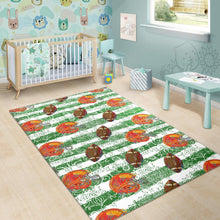 Load image into Gallery viewer, American Football Ball Helmet Pattern Area Rug
