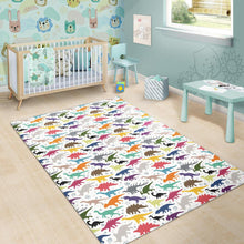 Load image into Gallery viewer, Colorful Dinosaur Pattern Area Rug
