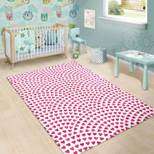 Load image into Gallery viewer, Heart Wave Pattern Area Rug

