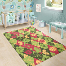 Load image into Gallery viewer, Cool Geometric lime pattern Area Rug
